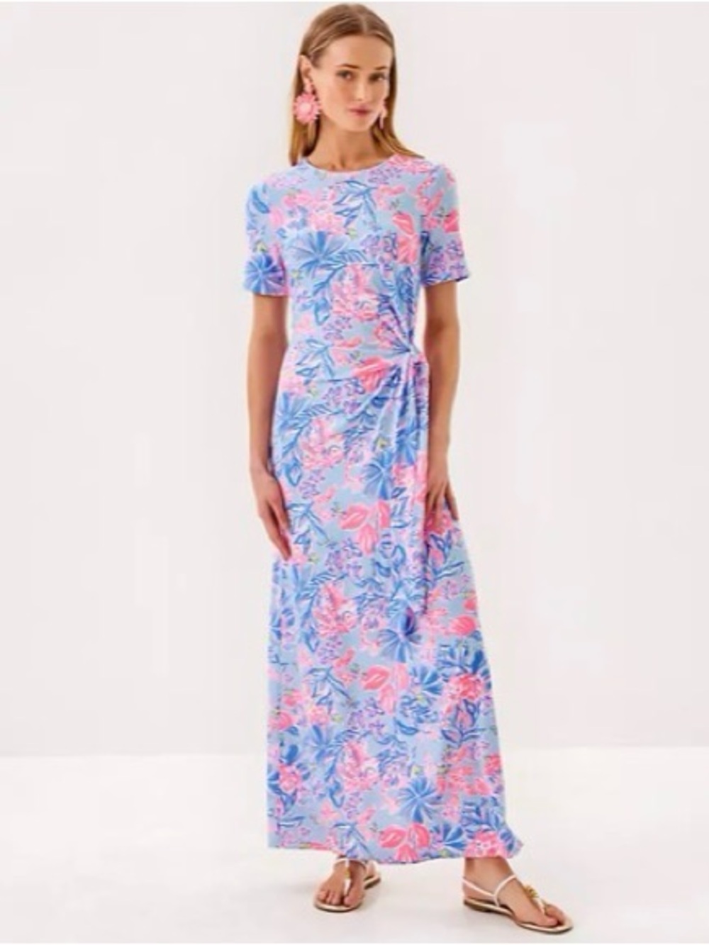 Lilly Pulitzer Chace Maxi Dress (Elephant Splash)